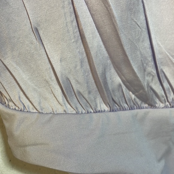 NWT (S)or(M) ASTR THE LABEL periwinkle lilac eyelash lotus lace thong bodysuit - Picture 10 of 11